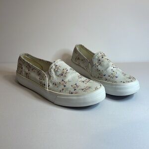 KEDS Double Decker Floral slip on sneakers